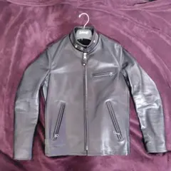 【正規:新品未使用】Schott 641 サイズ34 黒 シングルライダース