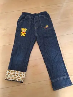 MIKI HOUSE　デニム長ズボン 110cm「週末セール」