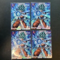 孫悟空SRパラレル×4枚 フュージョンワールド 覚醒の鼓動