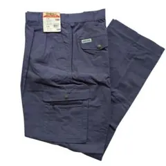 【新品未使用！】楽着名人　カーゴパンツ　作業ズボン　W100　　　薄手