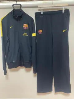 【美品】NIKE バルセロナ ジャージ　セットアップ 上下 紺黄　L