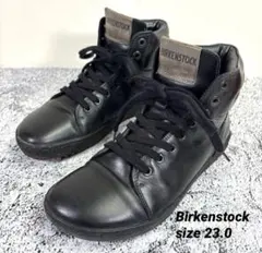 ​人気✨ ビルケンシュトック レザー ハイカットスニーカー 黒 39 25cm 人気✨ ビルケンシュトック レザー ハイカットスニーカー 黒 39 25cm