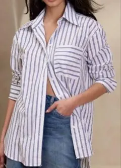 BANANA REPUBLIC バナナリパブリック　ストライプシャツ