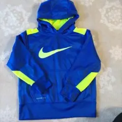 Nike Therma-Fit パーカー XS 青/黄緑