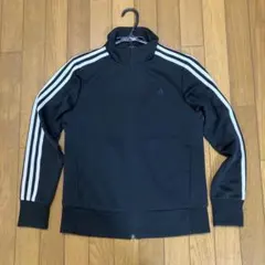 adidas ブラック ジャージ ジャケット