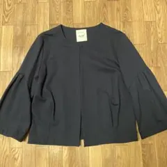 【お値下げ】Gready Brilliant AuieF ノーカラージャケット黒のサムネイル