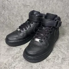 ナイキ エアフォース1 ミッド 23cm US6 トリプルブラック 黒