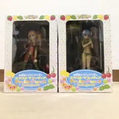 エヴァンゲリオン　エクストラフィギュア Fruits Punch アスカ　レイ 新世紀エヴァンゲリオン EXフィギュア Fruits punch feat. okama