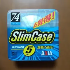 AXIA MD 録音用 MiniDisc　74分 スカイブルー