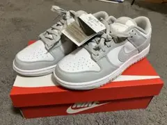 Nike Dunk Low グレー/ホワイト 新品