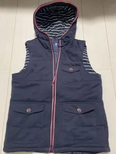 Mitsumine フード付きベスト ベスト　メンズ