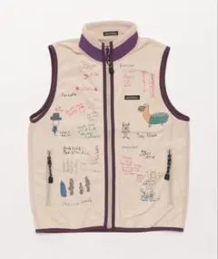 新品未使用デニム＆ダンガリーラクガキ フリースベスト145size