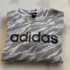 adidas アディダス パーカー 150cm ゼブラ柄