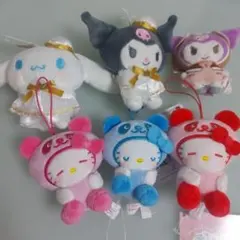 クロミ　マイメロ　ぬいぐるみ６体セットKITTY.. Melody.Kuromi