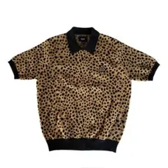 HUF レオパード ジップアップシャツ サマーニット Sのサムネイル