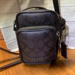 COACH ダークブラウン ショルダーバッグ
