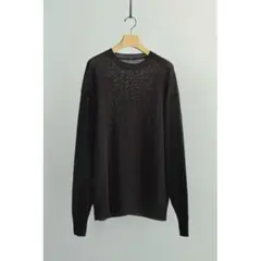 comoli 26ss リネン クルーネックニット BROWN size 3のサムネイル