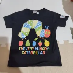 ERIC CARLE はらぺこあおむし Tシャツ 黒のサムネイル