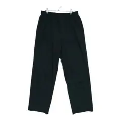 UNIQLO ユニクロ ワイドストレートパンツ L ブラック レディース