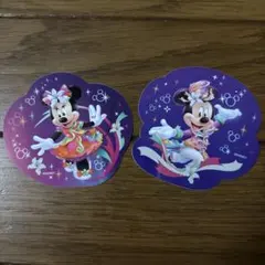 香港ディズニー20周年★ミニー・ミッキー ★ステッカー