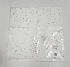 【新品未開封】H&M　クッションカバー　50×50㎝　白・ホワイト　星・月