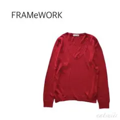 FRAMeWORK フレームワーク . リネン 麻100 プルオーバー ニット