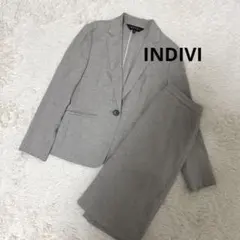 INDIVI インディヴィ　スーツ　スカート　グレージュ　ジャケット　入学式