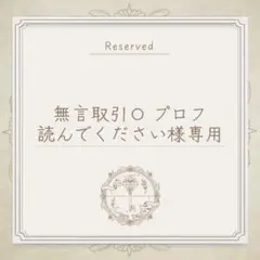 無言取引⭕️ プロフ読んでください様専用