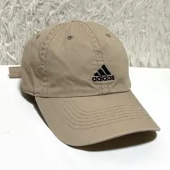 adidas アディダス キャップ 帽子 シンプル ベージュ