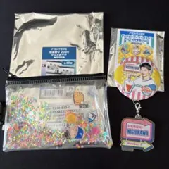 北海道日本ハムファイターズ 西川遥輝 応援グッズ2点セット