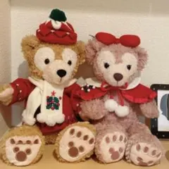 値下げ‼️ダッフィー&シェリーメイ ぬいぐるみ セット - メルカリ