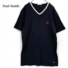 Paul Smith UNDERWEAR Vネック 半袖Tシャツ 黒 Lのサムネイル