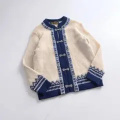 ノルウェー　Nordstrikk チロリアンニット　ブルー SA1