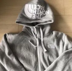 THE NORTH FACE グレー ジップアップパーカー