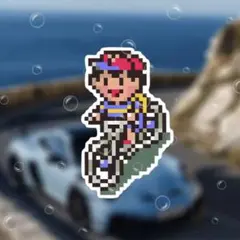 MOTHER2 ネス　ステッカー　防水　自転車