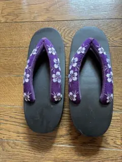 高級桐下駄　24cm 中国製