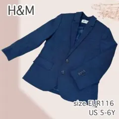 H&M スーツ ジャケット ブレザー フォーマル EUR 116 チェック柄