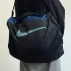 90s NIKE ボストンバッグ ショルダーバッグ 2way ネイビー ナイキ