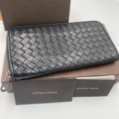 ！極美品！　ボッテガヴェネタ　ラウンドファスナー　90AO