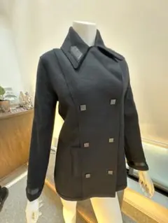05AＣＨＡＮＥＬシャネル黒ウールコート P26525Ｓ（（36）のサムネイル