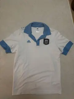 adidas AFA ポロシャツ ホワイト/ブルー