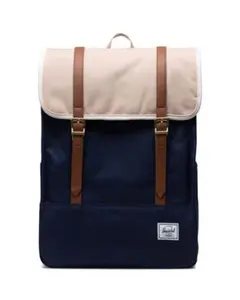 【美品】Herschel ネイビー/ベージュ リュックのサムネイル