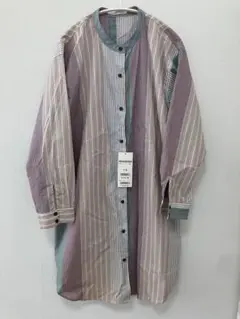 DoCLASSE ストライプ 長袖シャツ