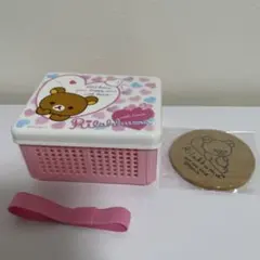 【お買得】リラックマ 折りたたみ式ランチボックス＆コースター二枚