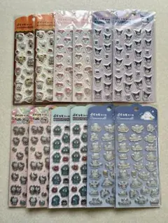 【新品未開封】キャンドゥ サンリオ ぷくっとシール コンプリート×2セット