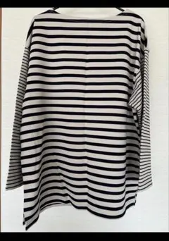 【スタディオクリップ】ストライプ柄 長袖トップス