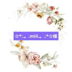 ☆*:.。.miii.。.:*☆様 リクエスト 2点 まとめ商品