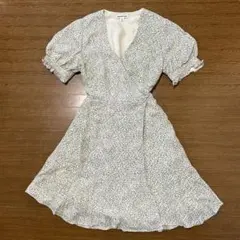 whistles ワンピース 半袖 花柄 レトロ カシュクール 練習着 前開きのサムネイル