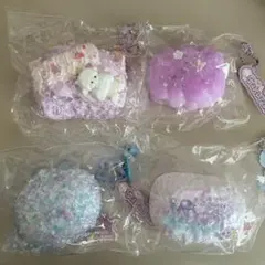 Sakura スクイーズ 4点セット パープル　ブルー