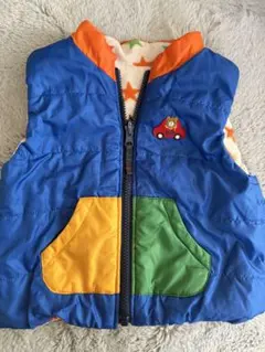 【HOT BISCUITS】リバーシブル袖なしアウター